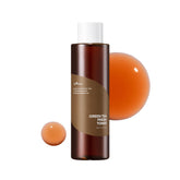IsNtree ISNTREE Green Tea Fresh Toner bottle pour for refreshing hydration and oil balance