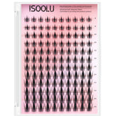ISOOLU Lash Clusters Manga Kit close-up for DIY styling and dramatic volume