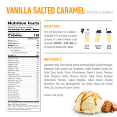 Pouring Isopure whey isolate shake into a glass for a creamy, sugar-free drink.