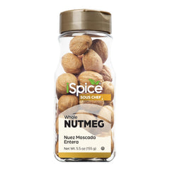 iSpice freshly grated nutmeg enhancing desserts and beverages