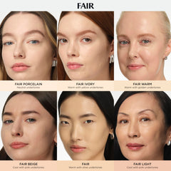 Close-up texture of IT Cosmetics CC+ Cream Fair Warm for creamy, lightweight feel