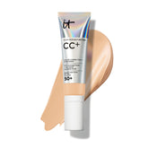 IT Cosmetics CC+ Cream bottle in Light Medium Warm shows shade and SPF 50+ protection