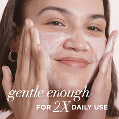 IT Cosmetics Confidence in a Cleanser Travel foam lather shown on skin