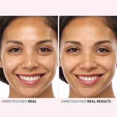 IT Cosmetics Your Skin But Better Primer+ oil-free texture closeup shows a light, clean base.