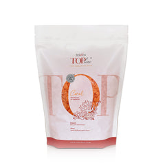 Italwax Top Line Coral wax beads closeup showing creamy texture for easy application.