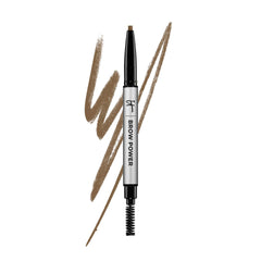 IT Cosmetics Brow Power Eyebrow Pencil Universal Blonde oval-tip close-up for hair-like strokes