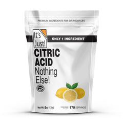 It's Just! Citric acid powder in resealable pouch boosts flavor in cooking