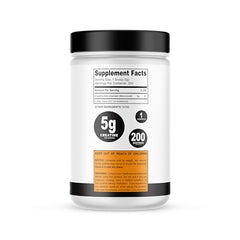 It's Just! Creatine powder micronized for faster dissolution in drinks.