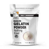 Its Just gelatin powder packaging shows pure, single-ingredient formula for versatile use.