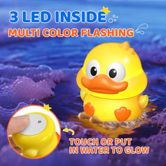 iValea light-up sheep bath toy glows softly for calming sensory play.