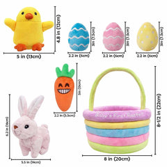 Ivenf Baby's First Easter Chick plush with squeak for interactive play
