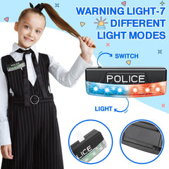 IVENRXIU Police Toys handcuffs with keyless unlock enable authentic, safe play.