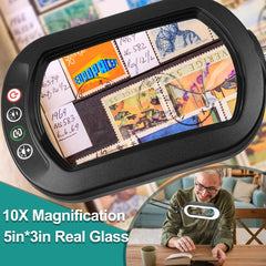 IVMAIE magnifying lamp top button control keeps lighting adjustments at your fingertips.