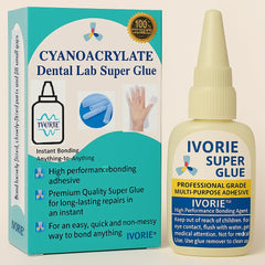 IVORIE glue and gloves package supports ready-to-use bonding sessions.