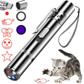 IVVTRYI laser pointer cat toy for indoor play, rechargeable and ready for hours of interactive fun.
