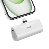 iWALK portable charger in lipstick-size form for pocket-friendly power.