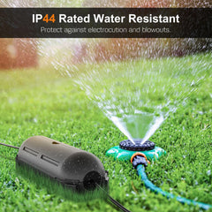 iwillink 047-inch entry port accommodates cords while sealing moisture.