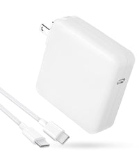 ixcv 118W USB-C charger front view powers MacBook Pro quickly.