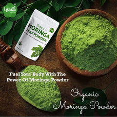 Iyasa Holistics moringa smoothie blend adds nutrient-rich texture to breakfast.
