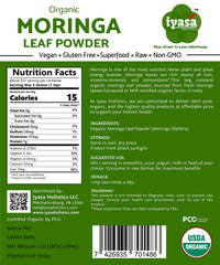 Iyasa Holistics moringa tea infusion ready for a calming brew.