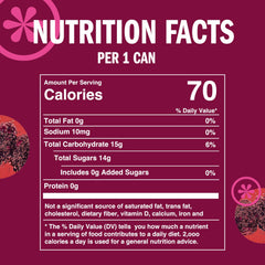 IZZE Blackberry pour into glass showing vibrant bubbles and fruity aroma.