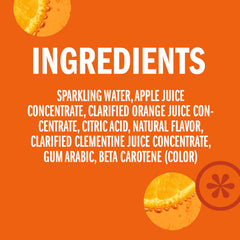 IZZE Clementine 24-pack display shows portable, grab-and-go refreshment for gatherings.