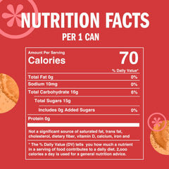 IZZE Grapefruit can back view, convenient 8.4 oz size for snacking.
