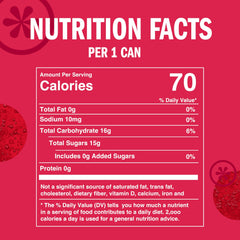 IZZE Pomegranate bubbles closeup showing lively fizz, a hint of real fruit taste.