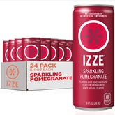 IZZE Pomegranate sparkling juice can with bold flavor and refreshing fizz, ideal on the go.