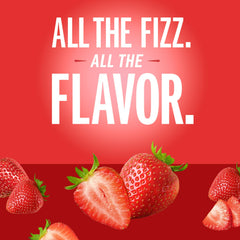 IZZE pours into a glass to reveal light bubbles and fruit aroma