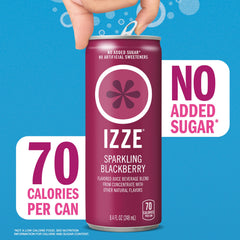 IZZE Apple sparkling can with crisp flavor and bubbles