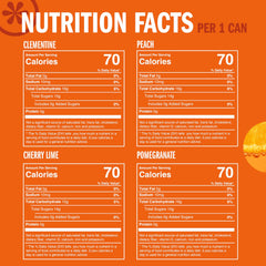IZZE Sunset Variety Pack Peach can offers fruity sweetness for quick, refreshing breaks