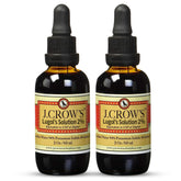 J.CROW'S Lugol's iodine bottle 2 oz—stable daily iodine source
