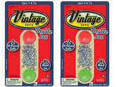 JA-RU vintage metal jacks set for nostalgic tabletop play and family fun