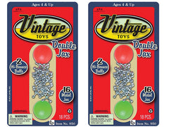 JA-RU vintage metal jacks set for nostalgic tabletop play and family fun