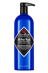 Jack Black All Over Wash bottle front view, multipurpose cleanser.