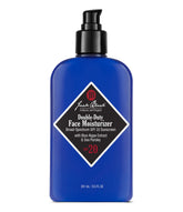 Jack Black Double-Duty moisturizer bottle for daily use with SPF 20 protection.
