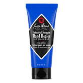 Jack Black Industrial Strength Hand Healer bottle front view, promoting long-lasting moisture and protection.
