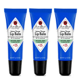 Jack Black Intense Therapy lip balm 3-pack in natural mint for dry lips