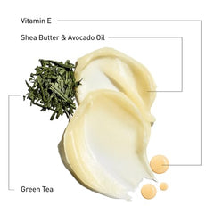 Jack Black lip balm with Vitamin E and green tea for antioxidant protection.