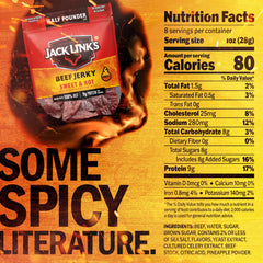 Jack Link's jerky slices close-up with smoky aroma