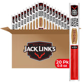 Jack Link's Classics Original pack of 20 sticks on display for on-the-go protein.