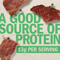 Jack Link's Original turkey jerky, marinated in herbs and spices.