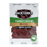 Jack Link's Turkey Jerky Original 5 oz bag, on-the-go protein snack.