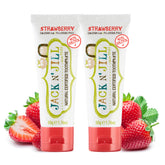 Jack N' Jill natural toothpaste baby tube strawberry flavor for gentle brushing