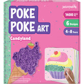 jackinthebox Poke Poke Art Candyland board inspires mess-free crafting for kids