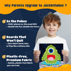 jackinthebox Poke Poke Art Space Astronaut design encourages dream-driven crafting.