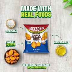 Jackson's avocado oil cooking process preserves light, crisp texture.