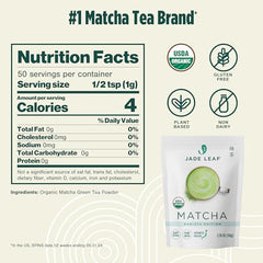 Jade Leaf Matcha first harvest vibrant green powder ready for whisking