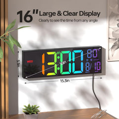 JALL clock showing Bluetooth time synchronization with a smartphone.